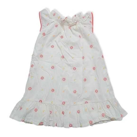 Smocked neck embroidered dress - Picture 1 of 5